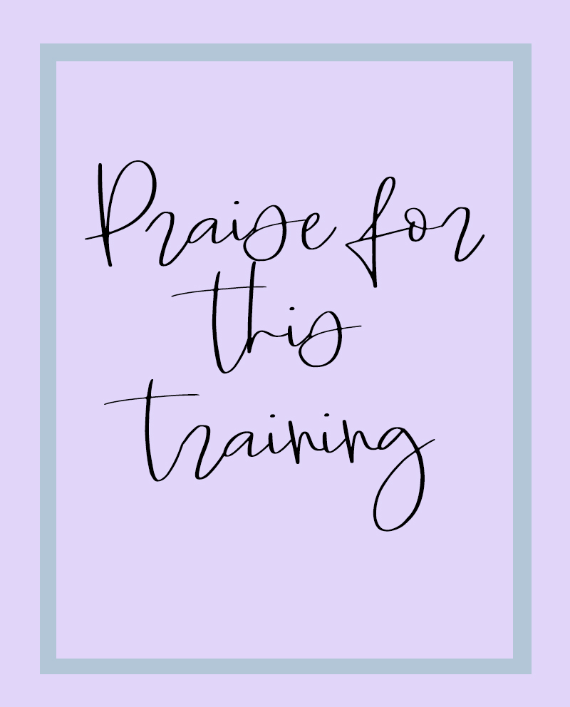 Praise for this training